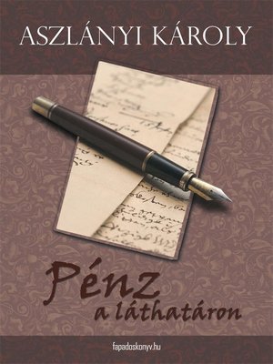 cover image of Pénz a láthatáron